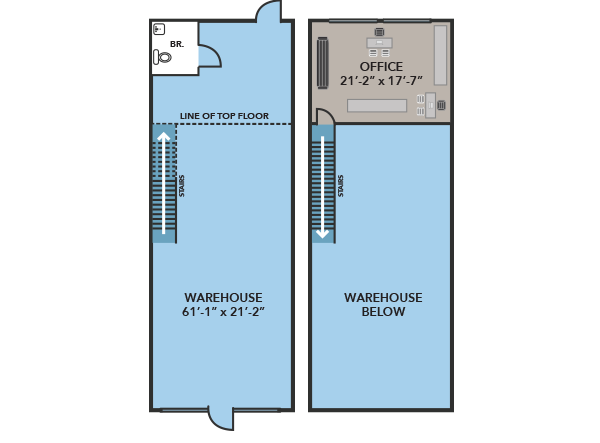 warehouse floor plan A Large